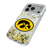 University of Iowa Hawkeyes Confetti Glitter Phone Case for Apple iPhone