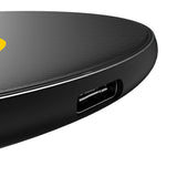 University of Iowa Hawkeyes Linen 15-Watt Wireless Charger