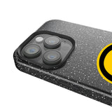 University of Iowa Hawkeyes Linen Black Bling Phone Case for Apple iPhone