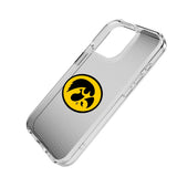 University of Iowa Hawkeyes Linen Clear Phone Case for Apple iPhone