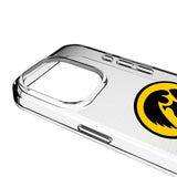 University of Iowa Hawkeyes Linen Clear Phone Case for Apple iPhone