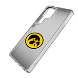 University of Iowa Hawkeyes Linen Clear Phone Case for Samsung Galaxy