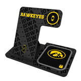 University of Iowa Hawkeyes Monocolor Tilt 3 in 1 Charging Station