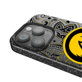 University of Iowa Hawkeyes Paisley Black Bling Phone Case for Apple iPhone