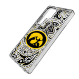 University of Iowa Hawkeyes Paisley Clear Phone Case for Samsung Galaxy