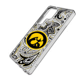 University of Iowa Hawkeyes Paisley Clear Phone Case for Samsung Galaxy