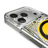 University of Iowa Hawkeyes Paisley Glitter Phone Case for Apple iPhone