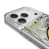 University of Iowa Hawkeyes Paisley Glitter Phone Case for Apple iPhone