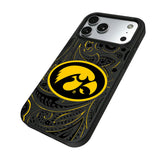 University of Iowa Hawkeyes Paisley MagSafe Compatible Phone Case for Apple iPhone