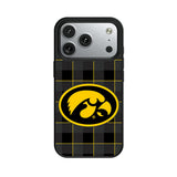 University of Iowa Hawkeyes Plaid MagSafe Compatible Phone Case for Apple iPhone