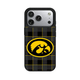 University of Iowa Hawkeyes Plaid MagSafe Compatible Phone Case for Apple iPhone