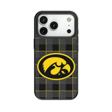 University of Iowa Hawkeyes Plaid MagSafe Compatible Phone Case for Apple iPhone
