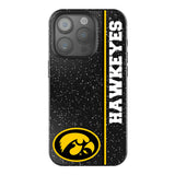 University of Iowa Hawkeyes Sidebar Black Bling Phone Case for Apple iPhone