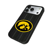 University of Iowa Hawkeyes Text Backdrop MagSafe Compatible Phone Case for Apple iPhone