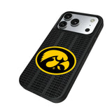 University of Iowa Hawkeyes Text Backdrop MagSafe Compatible Phone Case for Apple iPhone