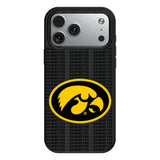 University of Iowa Hawkeyes Text Backdrop MagSafe Compatible Phone Case for Apple iPhone