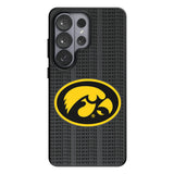 University of Iowa Hawkeyes Text Backdrop MagSafe Compatible Phone Case for Samsung Galaxy
