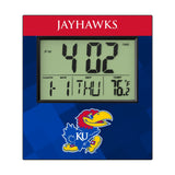 University of Kansas Jayhawks Color Block Wall Clock