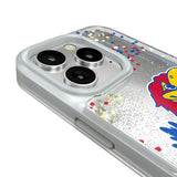 University of Kansas Jayhawks Confetti Glitter Phone Case for Apple iPhone