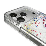 University of Kansas Jayhawks Confetti Glitter Phone Case for Apple iPhone