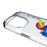 University of Kansas Jayhawks Linen Clear Phone Case for Apple iPhone