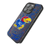 University of Kansas Jayhawks Paisley Black Bling Phone Case for Apple iPhone