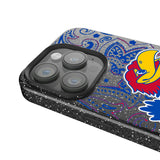 University of Kansas Jayhawks Paisley Black Bling Phone Case for Apple iPhone