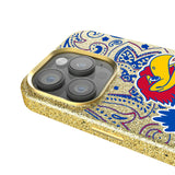 University of Kansas Jayhawks Paisley Bling Phone Case for Apple iPhone