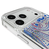 University of Kansas Jayhawks Paisley Glitter Phone Case for Apple iPhone