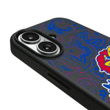 University of Kansas Jayhawks Paisley MagSafe Compatible Phone Case for Apple iPhone