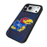 University of Kansas Jayhawks Paisley MagSafe Compatible Phone Case for Apple iPhone