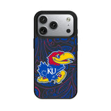 University of Kansas Jayhawks Paisley MagSafe Compatible Phone Case for Apple iPhone
