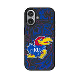 University of Kansas Jayhawks Paisley MagSafe Compatible Phone Case for Apple iPhone