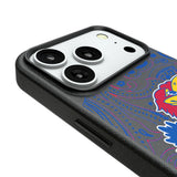 University of Kansas Jayhawks Paisley MagSafe Compatible Phone Case for Apple iPhone