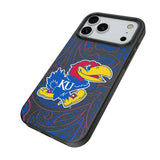 University of Kansas Jayhawks Paisley MagSafe Compatible Phone Case for Apple iPhone