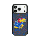 University of Kansas Jayhawks Paisley MagSafe Compatible Phone Case for Apple iPhone