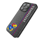 University of Kansas Jayhawks Sidebar Black Bling Phone Case for Apple iPhone