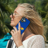 University of Kansas Jayhawks Solid Bump Phone Case for Apple iPhone