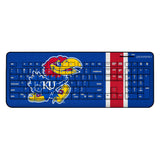 University of Kansas Jayhawks Stripe Wireless USB Keyboard