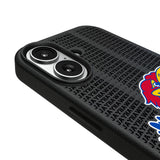University of Kansas Jayhawks Text Backdrop MagSafe Compatible Phone Case for Apple iPhone