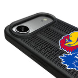 University of Kansas Jayhawks Text Backdrop MagSafe Compatible Phone Case for Apple iPhone