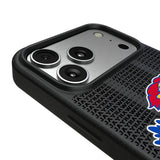 University of Kansas Jayhawks Text Backdrop MagSafe Compatible Phone Case for Apple iPhone