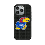 University of Kansas Jayhawks Text Backdrop MagSafe Compatible Phone Case for Apple iPhone
