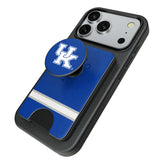 University of Kentucky Wildcats Stripe PopSockets MagSafe-Compatible PopWallet+