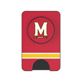 University of Maryland Terrapins Stripe PopSockets MagSafe-Compatible PopWallet+