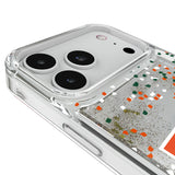 University of Miami Hurricanes Confetti Glitter Phone Case for Apple iPhone