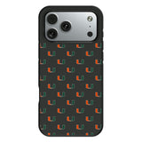 University of Miami Hurricanes Fashion Pattern Bump Phone Case for Apple iPhone