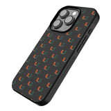 University of Miami Hurricanes Fashion Pattern Bump Phone Case for Apple iPhone