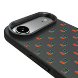 University of Miami Hurricanes Fashion Pattern Bump Phone Case for Apple iPhone