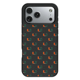 University of Miami Hurricanes Fashion Pattern Bump Phone Case for Apple iPhone